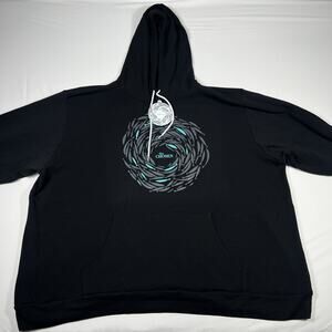 The Chosen Hoodie Men 5XL Black Against The Current Pull Over Pockets New